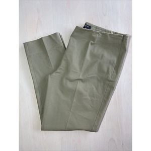 Lafayette 148 New York Cropped Bleecker Pants Green Size 8